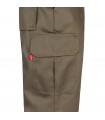 VL MABON Pantalon multibolsillos de sarga 200g m en algodon 35 y poliester 65