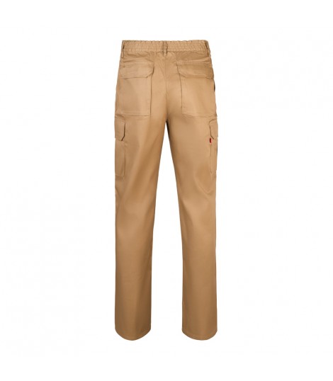 VL MABON Pantalon multibolsillos de sarga 200g m en algodon 35 y poliester 65