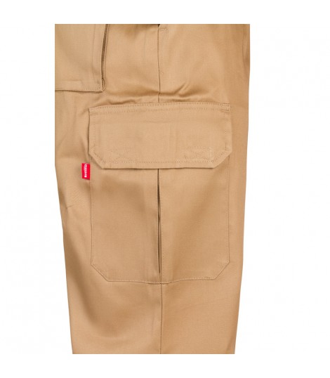 VL MABON Pantalon multibolsillos de sarga 200g m en algodon 35 y poliester 65