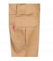 VL MABON Pantalon multibolsillos de sarga 200g m en algodon 35 y poliester 65