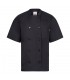 VL DURGA Chaqueta de cocina de manga corta en popelina 110 g m de algodon 35 y poliester 65