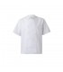 VL DURGA Chaqueta de cocina de manga corta en popelina 110 g m de algodon 35 y poliester 65