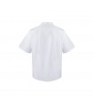 VL DURGA Chaqueta de cocina de manga corta en popelina 110 g m de algodon 35 y poliester 65