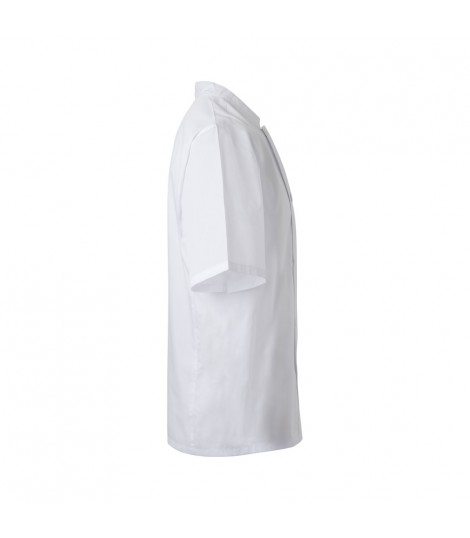 VL DURGA Chaqueta de cocina de manga corta en popelina 110 g m de algodon 35 y poliester 65