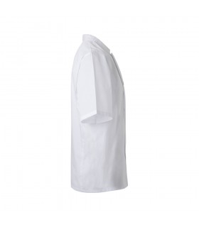 VL DURGA Chaqueta de cocina de manga corta en popelina 110 g m de algodon 35 y poliester 65