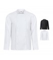 VL KALI Chaqueta de cocina de manga larga 175g m en algodon 35 y poliester 65