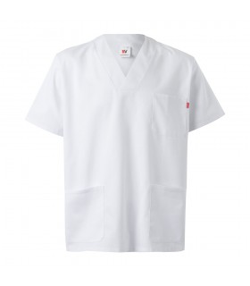 VL TLALOC Twill tunic 190g m with short sleeves in polyester 65 and cotton 35