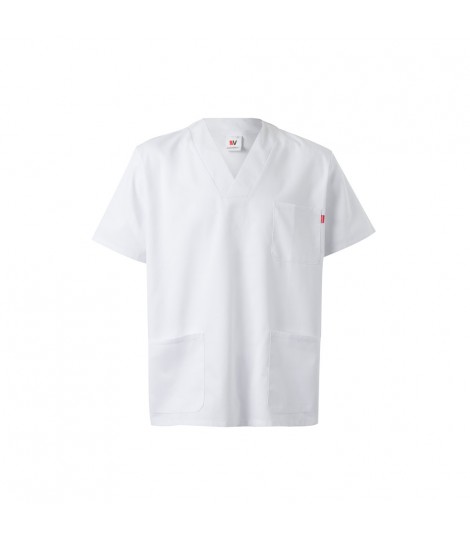 VL TLALOC Twill tunic 190g m with short sleeves in polyester 65 and cotton 35