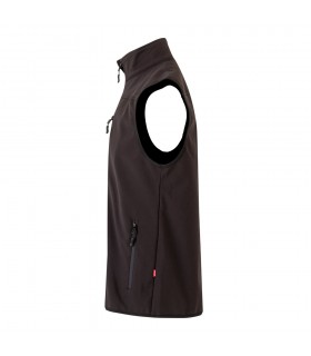VL VARUNA Chaleco soft shell 280g m con forro polar en poliester 94 y elastano 6