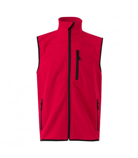 VL VARUNA Chaleco soft shell 280g m con forro polar en poliester 94 y elastano 6