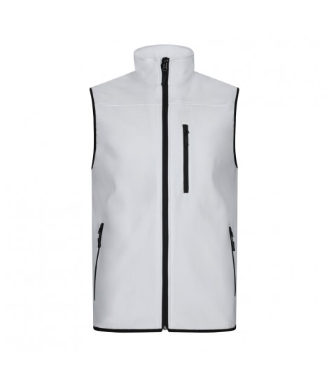 VL VARUNA Chaleco soft shell 280g m con forro polar en poliester 94 y elastano 6