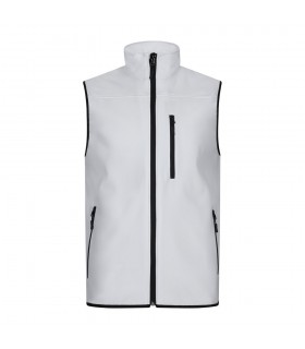 VL VARUNA Chaleco soft shell 280g m con forro polar en poliester 94 y elastano 6