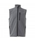 VL VARUNA Chaleco soft shell 280g m con forro polar en poliester 94 y elastano 6