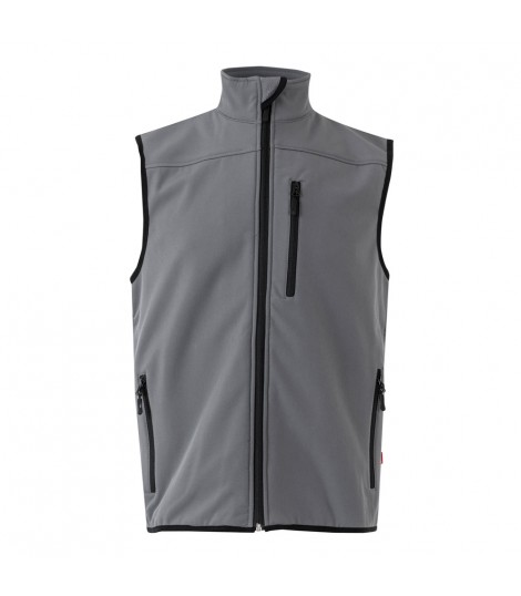 VL VARUNA Chaleco soft shell 280g m con forro polar en poliester 94 y elastano 6