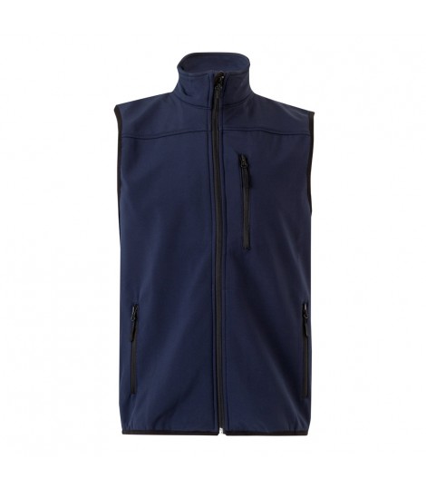 VL VARUNA Chaleco soft shell 280g m con forro polar en poliester 94 y elastano 6