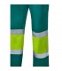 VL ARTEMIS Pantalon bicolor en sarga 190 g m algodon 20 y poliester 80 Pantalon multibolsillos elastico 240 g m