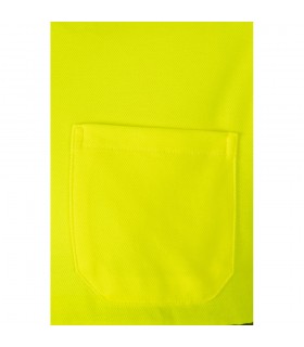 VL PLUTO LARGE Polo de pique bicolor 150g m con manga larga en algodon 55 y poliester 45