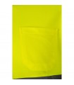 VL PLUTO LARGE Polo de pique bicolor 150g m con manga larga en algodon 55 y poliester 45