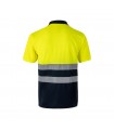 VL FORTUNA Polo bird eye 140g m con manga corta en poliester 100
