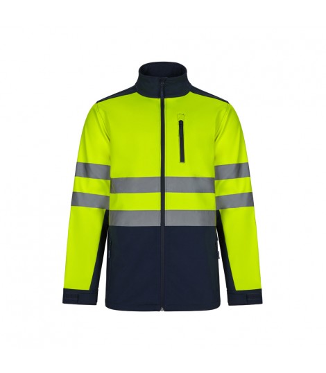 VL HESTIA LARGE Chaqueta soft shell bicolor 280g m con forro polar y membrana de TPU en poliester 96 y elastano 4