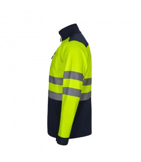 VL HESTIA LARGE Chaqueta soft shell bicolor 280g m con forro polar y membrana de TPU en poliester 96 y elastano 4