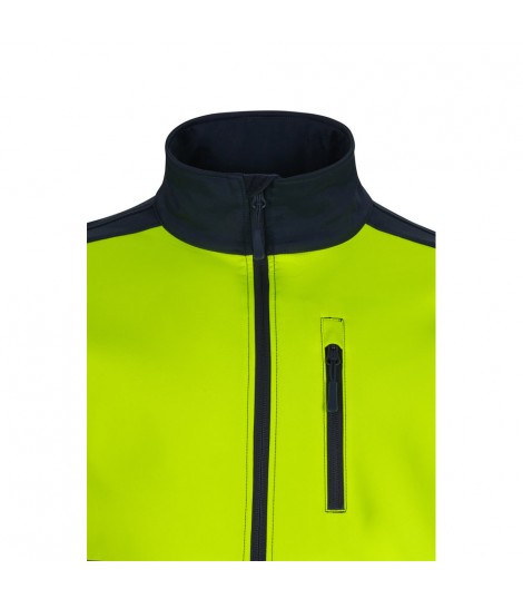 VL HESTIA LARGE Chaqueta soft shell bicolor 280g m con forro polar y membrana de TPU en poliester 96 y elastano 4