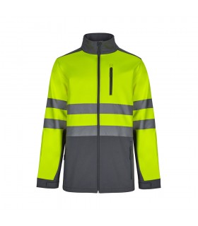 VL HESTIA LARGE Chaqueta soft shell bicolor 280g m con forro polar y membrana de TPU en poliester 96 y elastano 4
