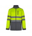 VL HESTIA LARGE Chaqueta soft shell bicolor 280g m con forro polar y membrana de TPU en poliester 96 y elastano 4