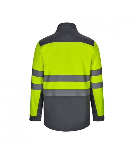 VL HESTIA LARGE Chaqueta soft shell bicolor 280g m con forro polar y membrana de TPU en poliester 96 y elastano 4