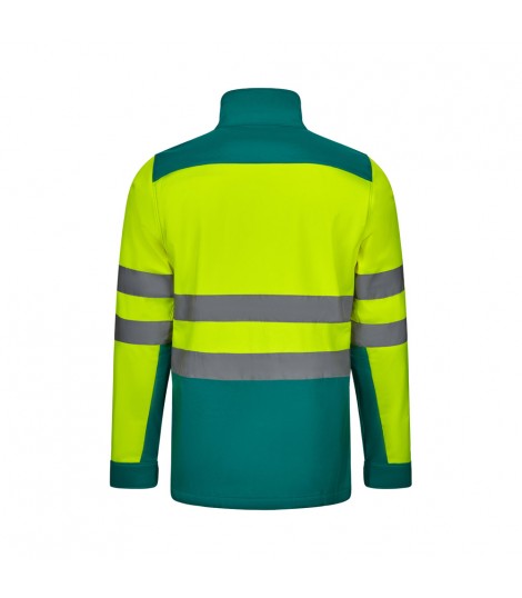 VL HESTIA LARGE Chaqueta soft shell bicolor 280g m con forro polar y membrana de TPU en poliester 96 y elastano 4
