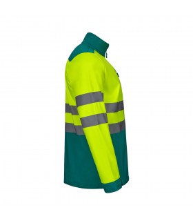 VL HESTIA LARGE Chaqueta soft shell bicolor 280g m con forro polar y membrana de TPU en poliester 96 y elastano 4