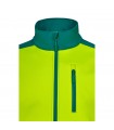 VL HESTIA LARGE Chaqueta soft shell bicolor 280g m con forro polar y membrana de TPU en poliester 96 y elastano 4