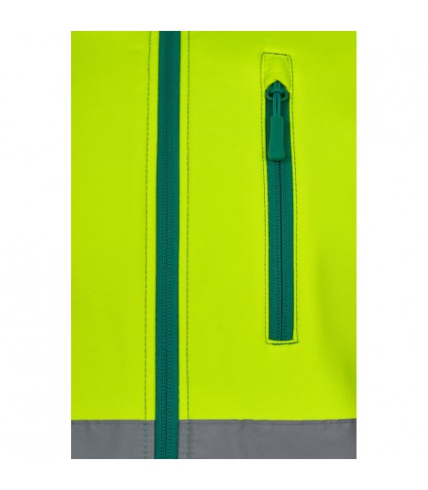 VL HESTIA LARGE Chaqueta soft shell bicolor 280g m con forro polar y membrana de TPU en poliester 96 y elastano 4