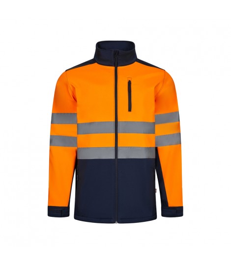 VL HESTIA LARGE Chaqueta soft shell bicolor 280g m con forro polar y membrana de TPU en poliester 96 y elastano 4