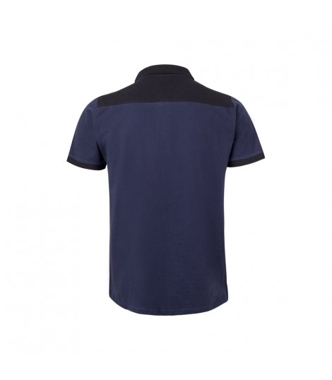 VL VELES Polo de pique elastico bicolor 200g m con manga corta en poliester 96 y elastano 4