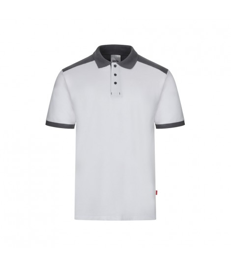 VL VELES Polo de pique elastico bicolor 200g m con manga corta en poliester 96 y elastano 4