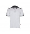 VL VELES Polo de pique elastico bicolor 200g m con manga corta en poliester 96 y elastano 4