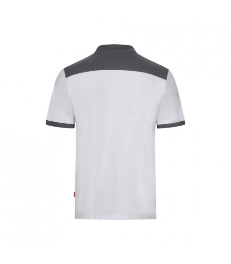 VL VELES Polo de pique elastico bicolor 200g m con manga corta en poliester 96 y elastano 4