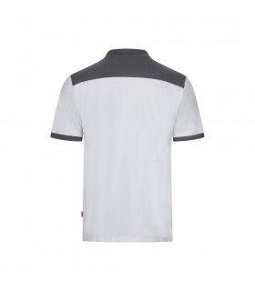 VL VELES Polo de pique elastico bicolor 200g m con manga corta en poliester 96 y elastano 4