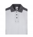 VL VELES Polo de pique elastico bicolor 200g m con manga corta en poliester 96 y elastano 4