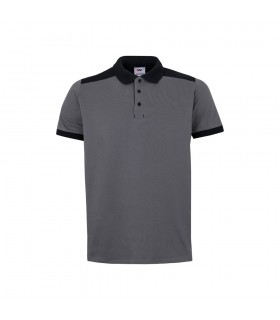 VL VELES Polo de pique elastico bicolor 200g m con manga corta en poliester 96 y elastano 4