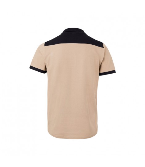 VL VELES Polo de pique elastico bicolor 200g m con manga corta en poliester 96 y elastano 4