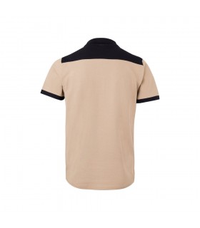 VL VELES Polo de pique elastico bicolor 200g m con manga corta en poliester 96 y elastano 4