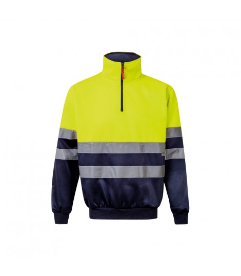 VL THOR LARGE Sudadera bicolor 300g m en tejido polar de poliester 100