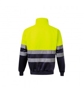 VL THOR LARGE Sudadera bicolor 300g m en tejido polar de poliester 100