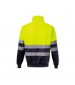 VL THOR LARGE Sudadera bicolor 300g m en tejido polar de poliester 100