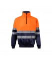 VL THOR LARGE Sudadera bicolor 300g m en tejido polar de poliester 100