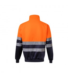 VL THOR LARGE Sudadera bicolor 300g m en tejido polar de poliester 100