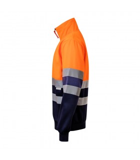 VL THOR LARGE Sudadera bicolor 300g m en tejido polar de poliester 100