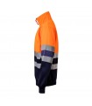 VL THOR LARGE Sudadera bicolor 300g m en tejido polar de poliester 100